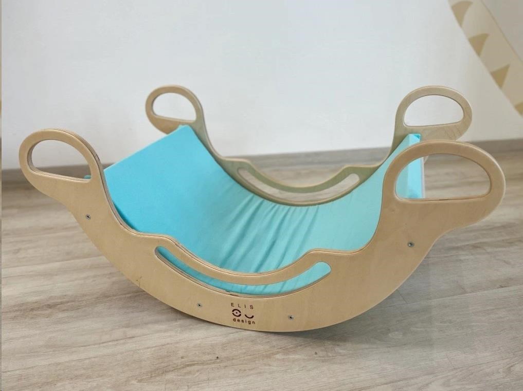 Potah na Montessori houpačku 5in1 s elastanem,  tyrkysová0 