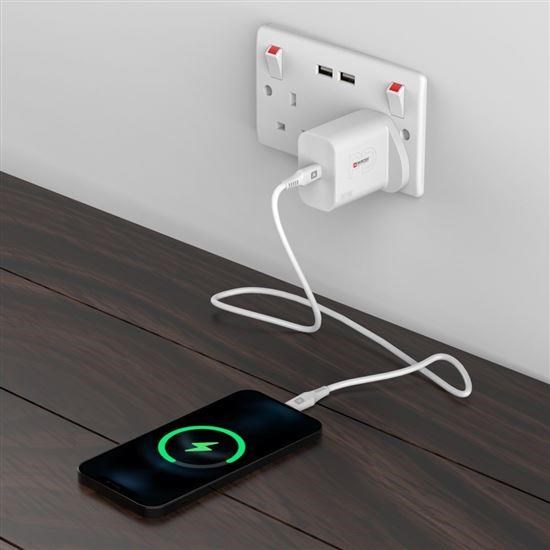 SKROSS USB-C nabíjecí adaptér Power charger 30W UK, Power Delivery, typ G4 