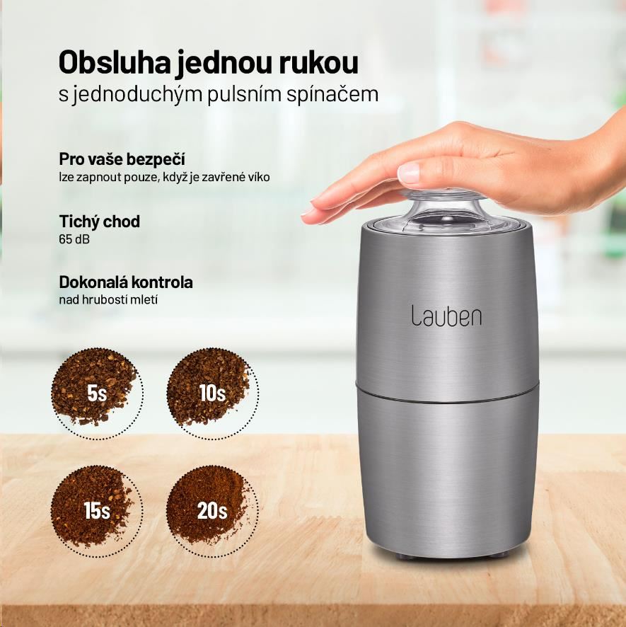 Lauben Grinder 200ST - mlýnek na kávu - Poškozený obal (Komplet)1 