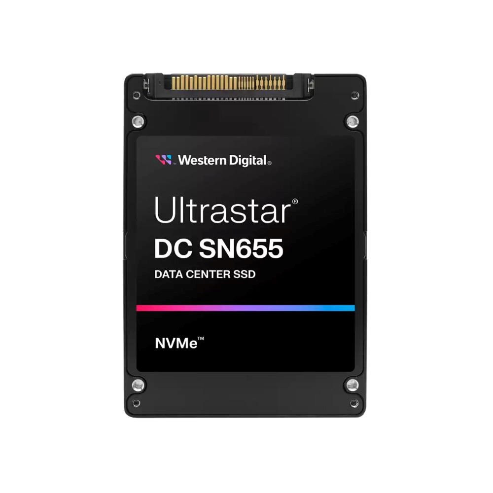 WD SSD 15.36TB Ultrastar DC SN655, PCIe Gen4, (R:6800, W:3700MB s), RI-1DW D BICS5 SE1 