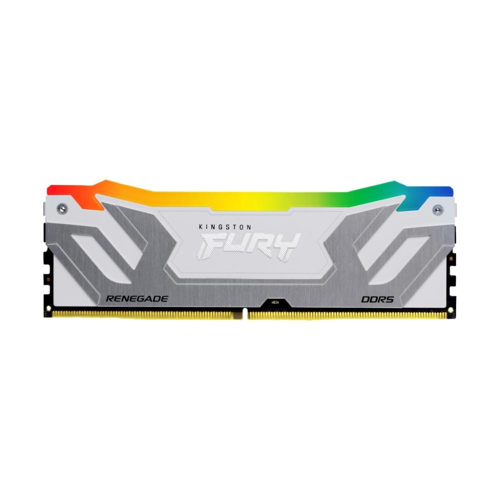 Kingston FURY Renegade/ CUDIMM DDR5/ 24GB/ 8400MHz/ CL40/ 1x24GB/ RGB/ White