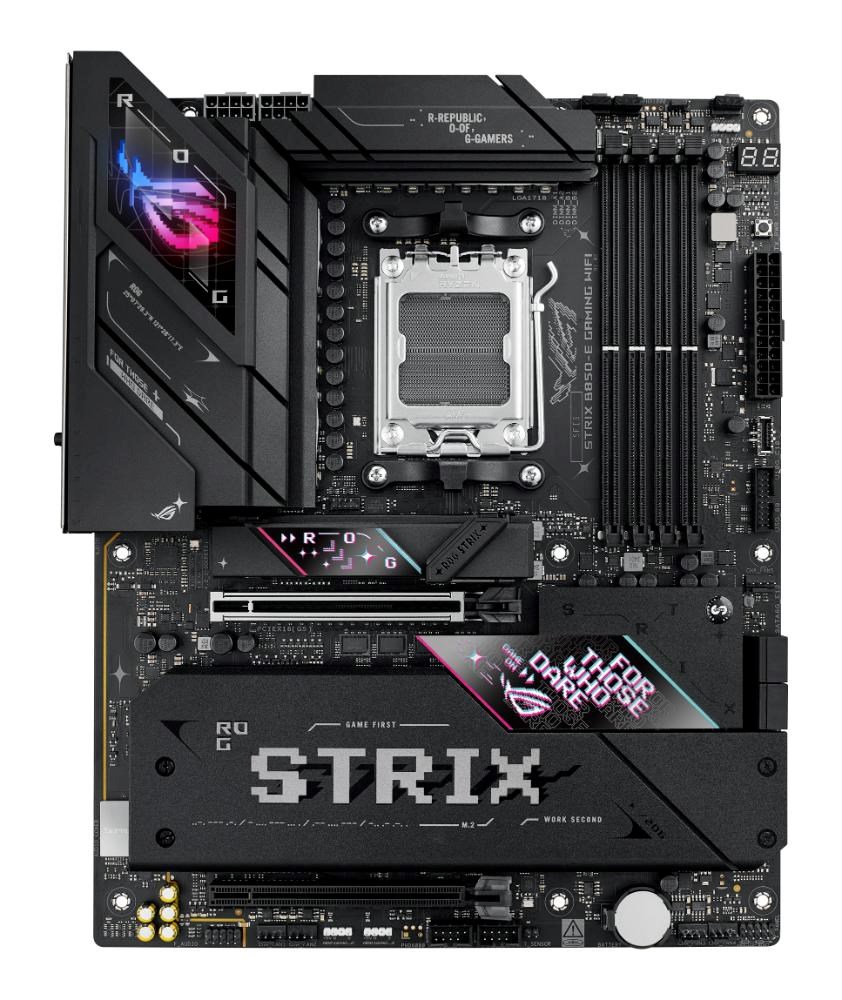 ASUS MB Sc AM5 ROG STRIX B850-E GAMING WIFI,  AMD B850,  4xDDR5,  1xUSB4,  1xDP,  1xHDMI,  WiFi,  ATX1 