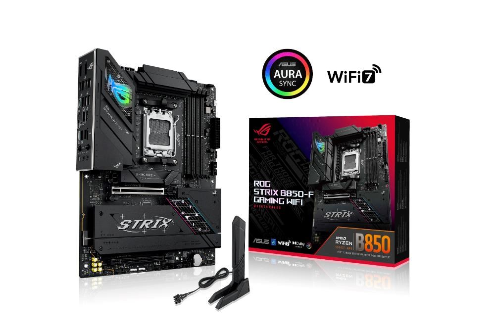 ASUS MB Sc AM5 ROG STRIX B850-F GAMING WIFI, AMD B850, 4xDDR5, 1xDP, 1xHDMI, WiFi, ATX0 