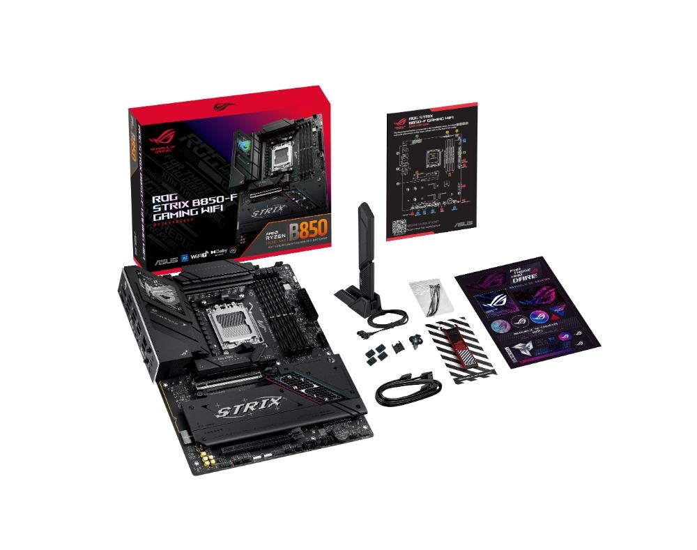 ASUS MB Sc AM5 ROG STRIX B850-F GAMING WIFI, AMD B850, 4xDDR5, 1xDP, 1xHDMI, WiFi, ATX6 