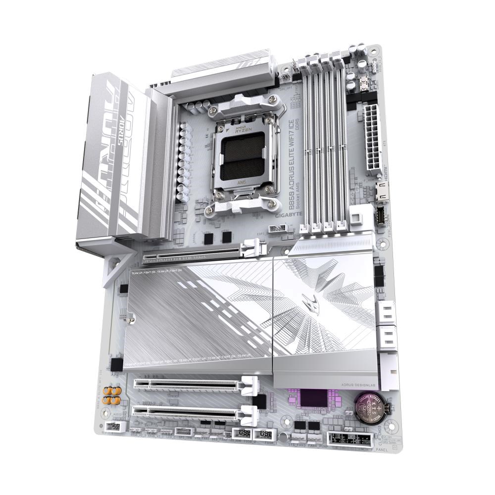 GIGABYTE MB Sc AM5 B850 A ELITE WF7 ICE,  AMD B850,  4xDDR5,  1xDP,  WiFi,  ATX3 