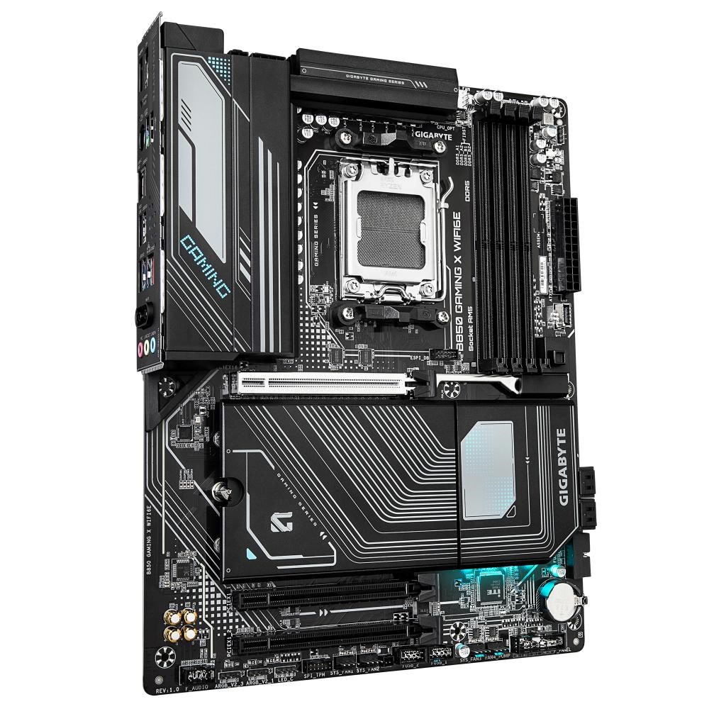 GIGABYTE MB Sc AM5 B850 GAMING X WIFI6E,  AMD B850,  4xDDR5,  1xDP,  1xHDMI,  WiFi,  ATX1 