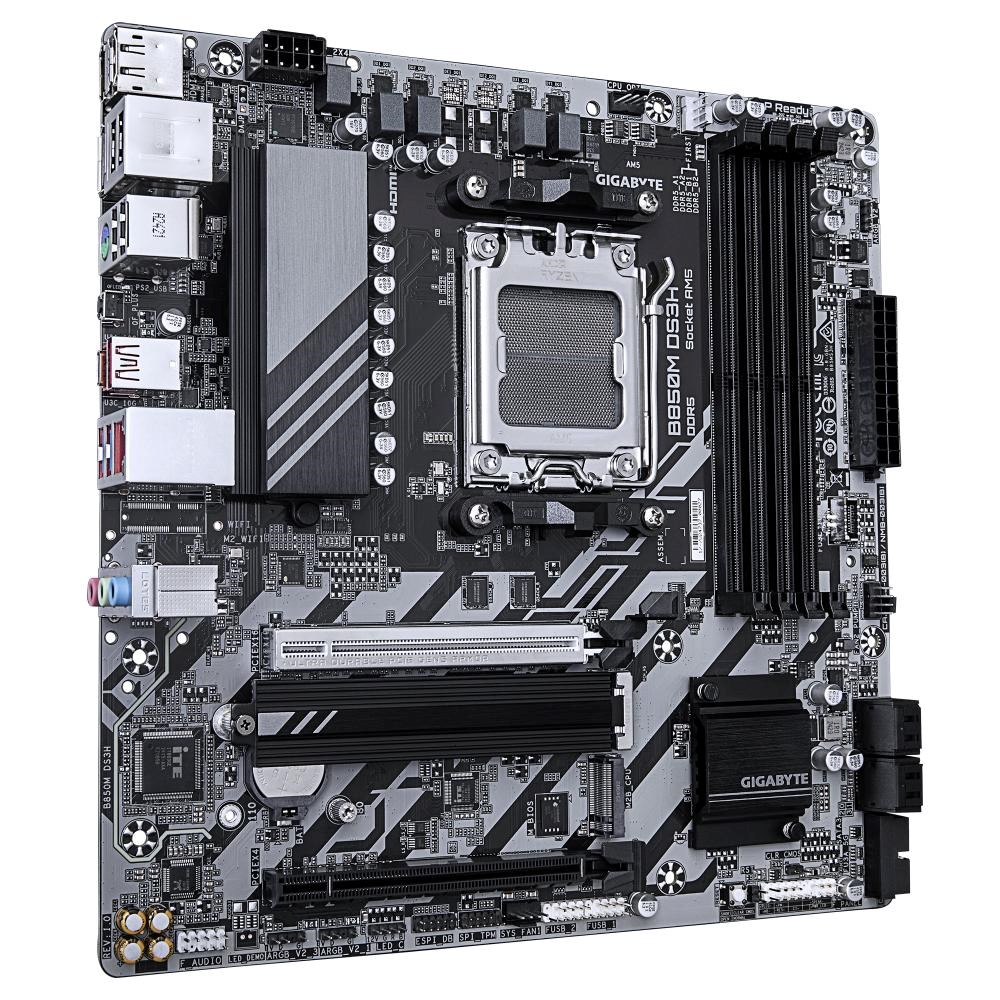 GIGABYTE MB Sc AM5 B850M DS3H,  AMD B850,  4xDDR5,  2xDP,  1xHDMI,  mATX2 