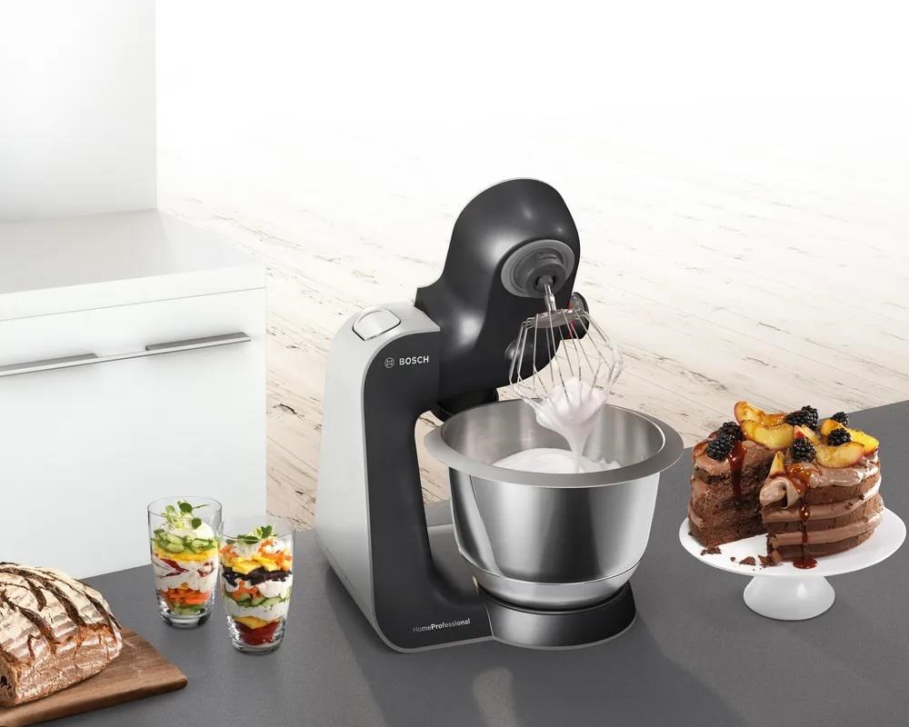 BAZAR - Bosch Serie 4 MUM59N26DE kuchyňský robot,  1000 W,  7 rychlostí,  3.9 l,  mísa z nerezové oceli - poškozený obal5 