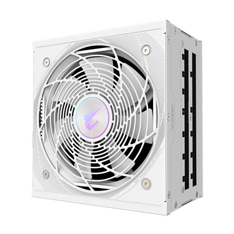 GIGABYTE zdroj AE850PM PG5,  850W,  80+ Platinum,  120mm fan,  bílá0 