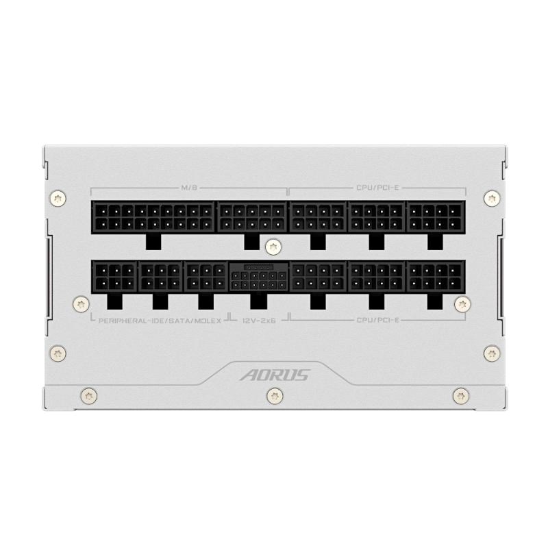 GIGABYTE zdroj AE850PM PG5,  850W,  80+ Platinum,  120mm fan,  bílá5 