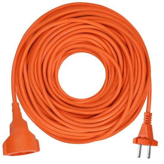 Solight 1z pohyblivý přívod - spojka,  25m,  2 x 1, 5mm2,  oranžová0 