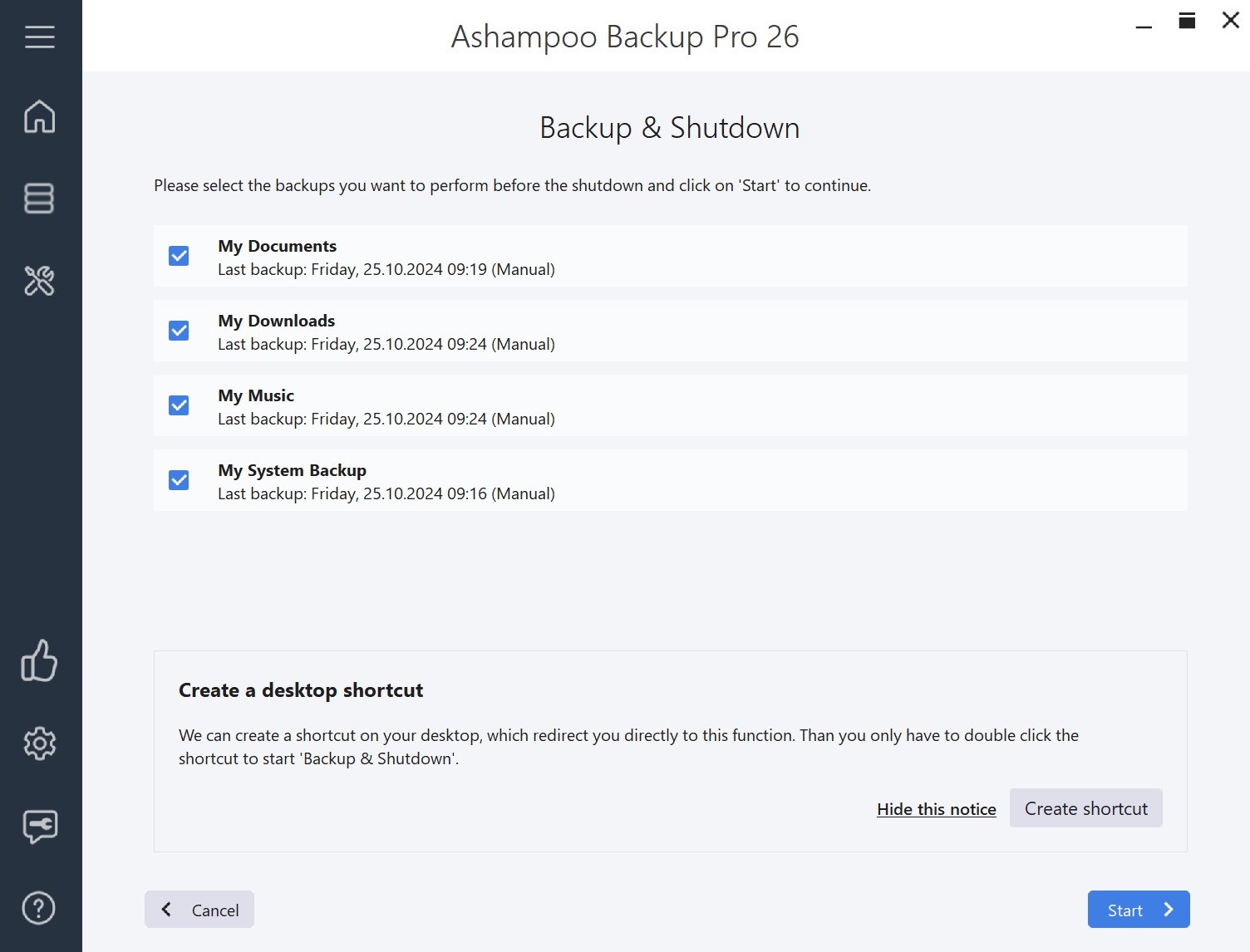 Ashampoo Backup Pro 266 
