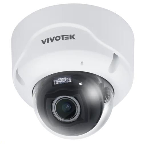 Vivotek FD9399-EHTV, IP kamera 8MPx dome, 4, 3-9, 8mm (110, 4-45, 1°), Smart IR 40 m, člověk vozidlo, AI VCA analýzy0 