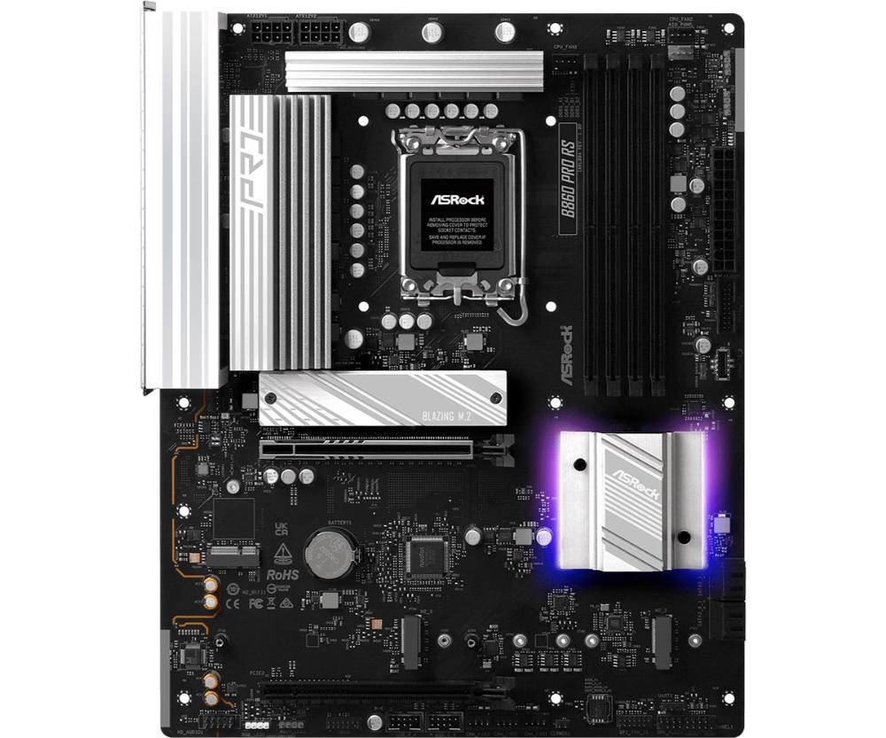 ASRock MB Sc LGA1851 B860 Pro RS,  Intel B860,  4xDDR5,  1xDP,  1xHDMI,  ATX3 