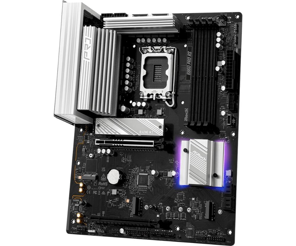 ASRock MB Sc LGA1851 B860 Pro RS,  Intel B860,  4xDDR5,  1xDP,  1xHDMI,  ATX1 