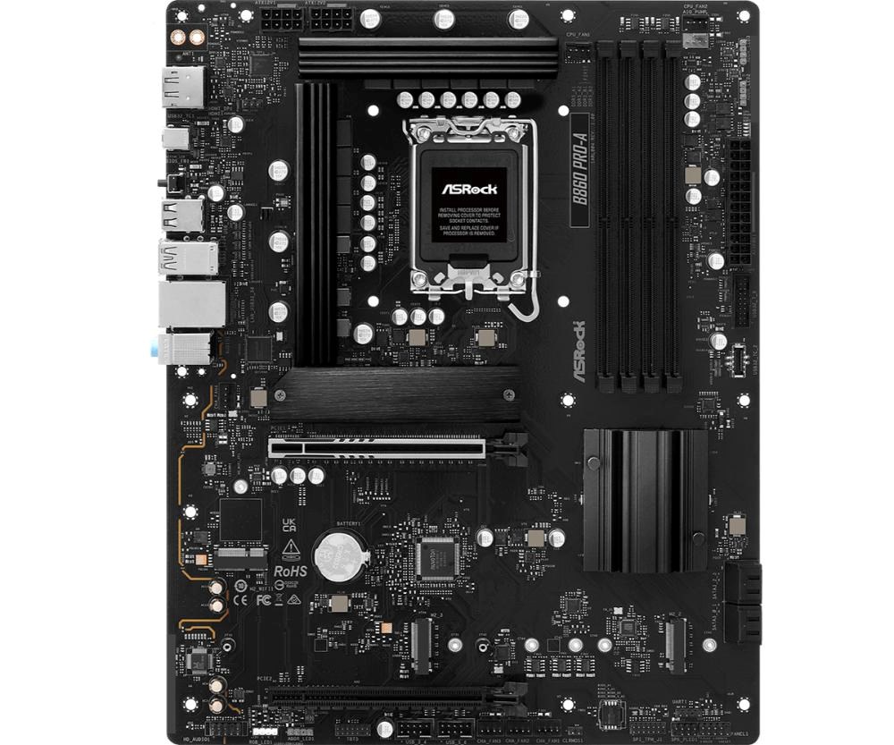 ASRock MB Sc LGA1851 B860 Pro-A,  Intel B860,  4xDDR5,  1xDP,  1xHDMI,  ATX1 