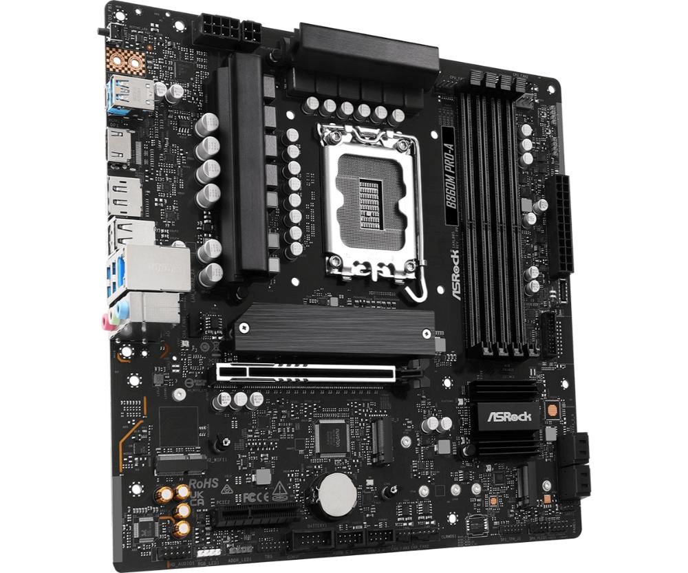 ASRock MB Sc LGA1851 B860M Pro-A, Intel B860, 4xDDR5, 1xDP, 1xHDMI, mATX1 