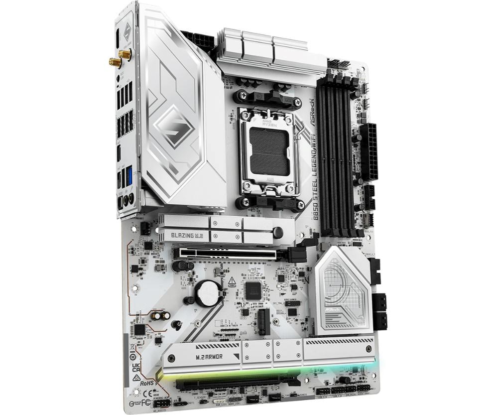 ASRock MB Sc AM5 B850 Steel Legend WiFi,  AMD B850,  4xDDR5,  1xHDMI,  WiFi,  ATX2 