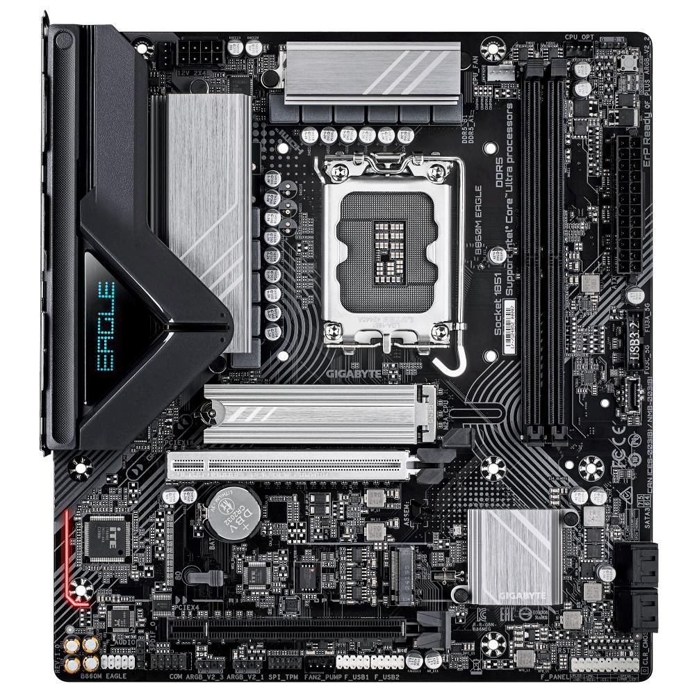 GIGABYTE MB Sc LGA1851 B860M EAGLE, Intel B860, 2xDDR5, 1xDP, 1xHDMI, mATX1 