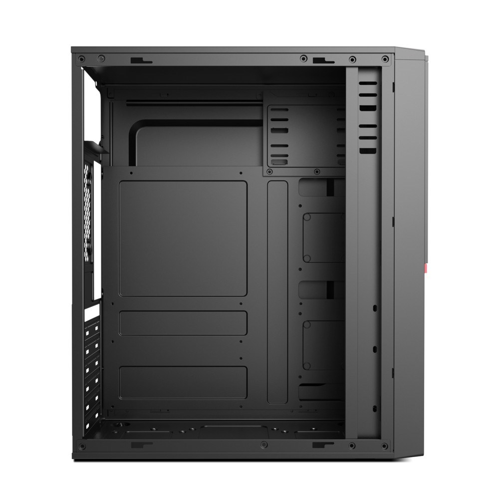 BAZAR - 1stCOOL skříň JAZZ 4,  Mid tower,  AU,  2xUSB 3.0,  2x USB 2.0,  bez zdroje,  černá, poškozený obal1 