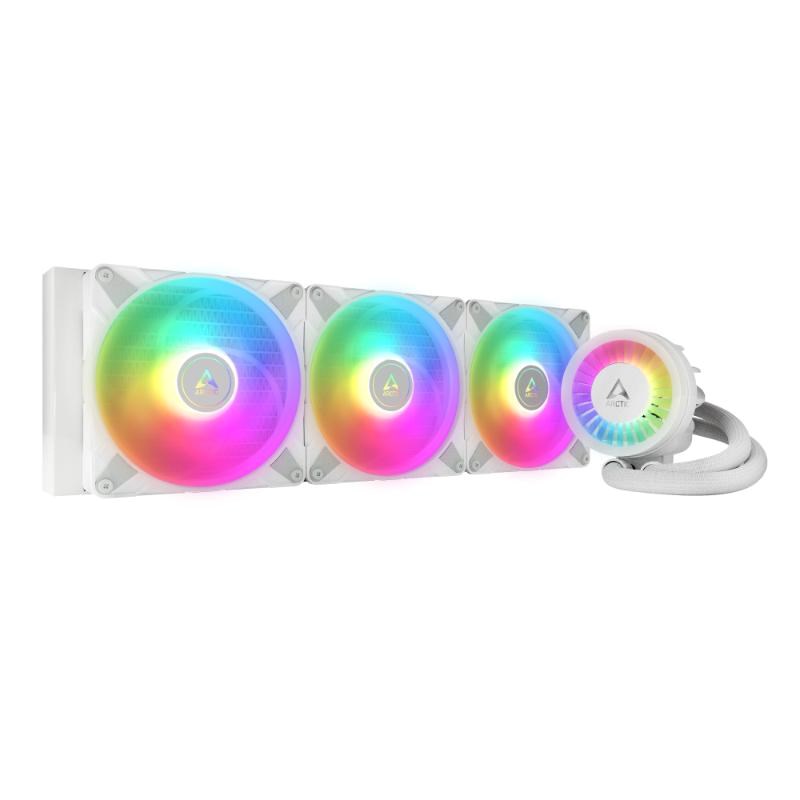 ARCTIC Vodní chladič Liquid Freezer III 420 ARGB,  3x140mm,  AM5,  LGA1851,  bílá0 