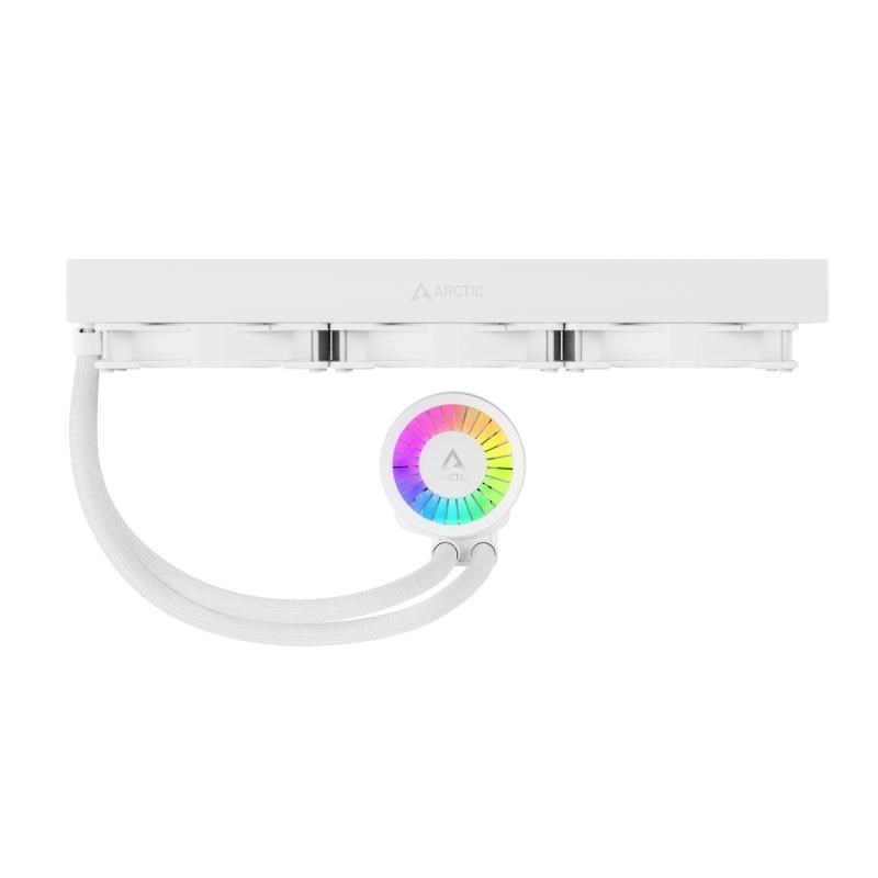 ARCTIC Vodní chladič Liquid Freezer III 420 ARGB,  3x140mm,  AM5,  LGA1851,  bílá2 