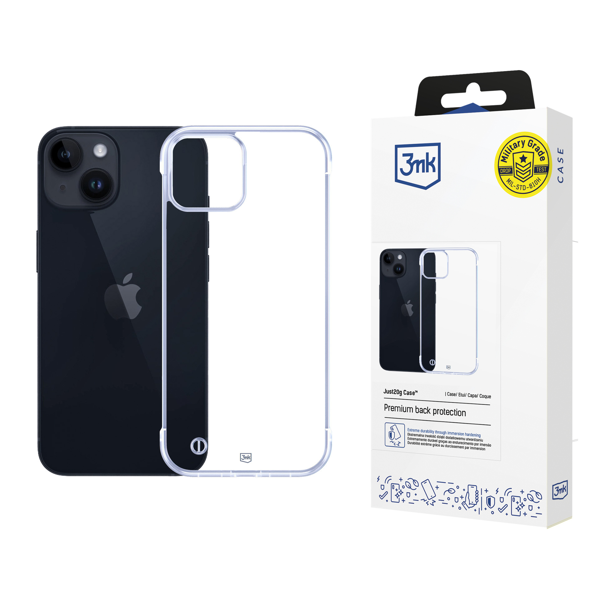 3mk ochranný kryt Just20g Clear Case pro Samsung Galaxy S24 Ultra0 