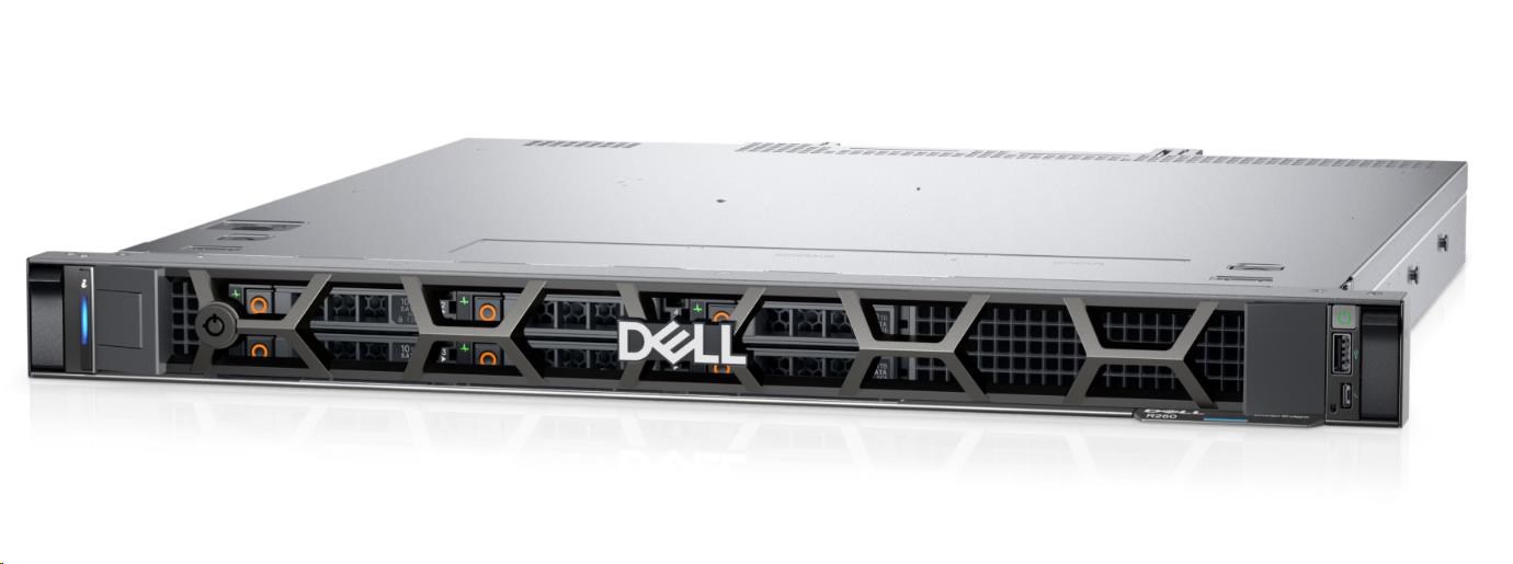 Promo do 2.5. Dell Server PowerEdger R260 E-2434/ 16GB/ 1x1, 2TB SAS/ 6x2, 5