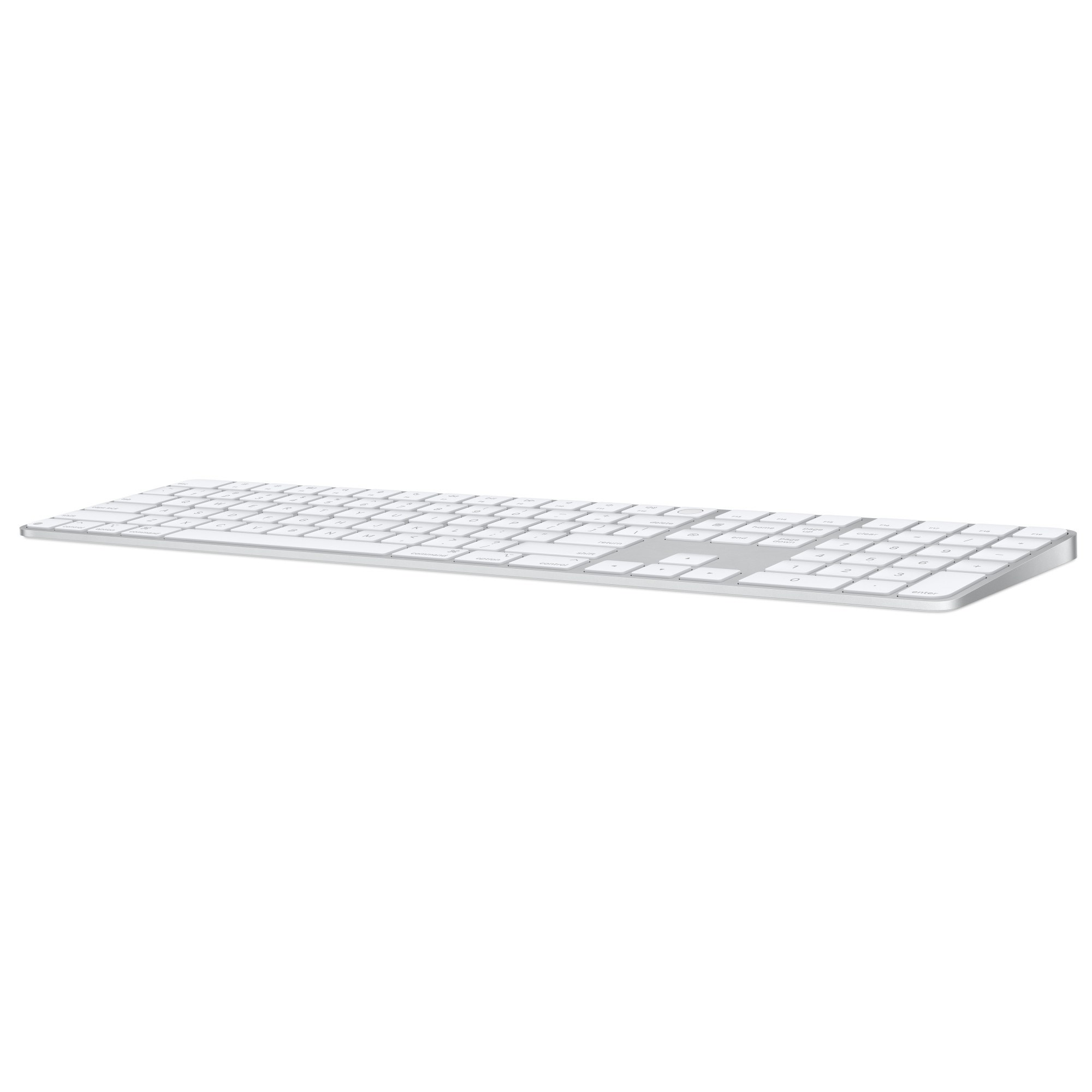 Apple Magic Keyboard (2024) w Touch ID and Numeric Keypad - Czech - White Keys1 