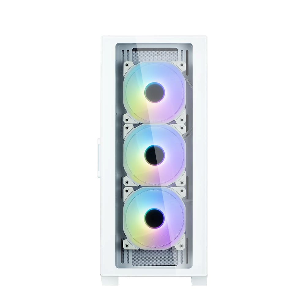 ZALMAN case I3 NEO TG,  Mid Tower,  ATX,  2xUSB 3.0,  1xUSB 2.0,  4x 120mm RGB Fan,  bílá1 