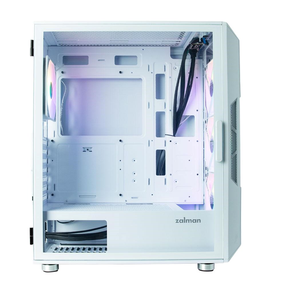ZALMAN case I3 NEO, Mid Tower, ATX, 2xUSB 3.0, 1xUSB 2.0, 4x 120mm RGB Fan, bílá3 