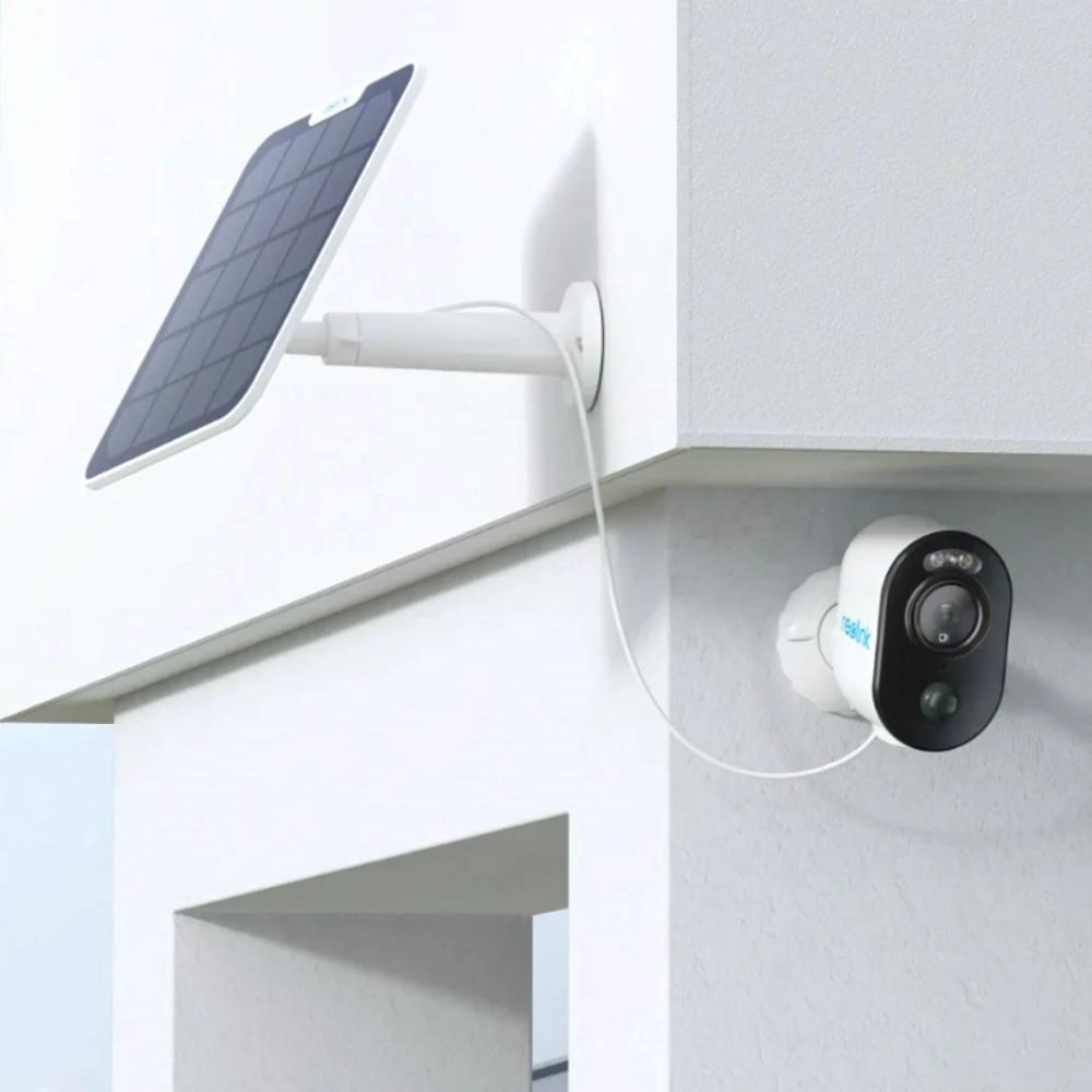 REOLINK bezpečnostní kamera Argus B310,  2.4 GHz,  USB-C,  Solární panel,  bílá0 