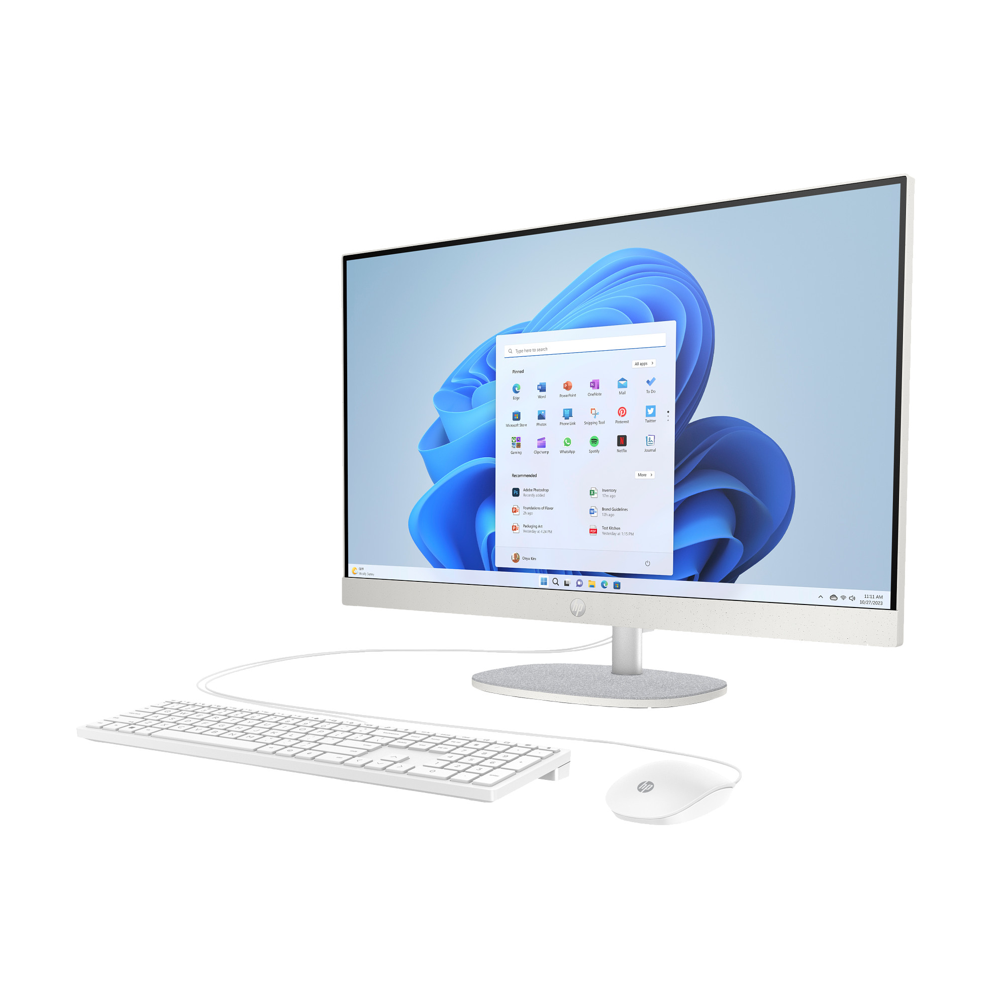 HP 27-cr0013nc AiO, INTEL i5-1334U, 27.0 1920x1080/IPS, UMA, 16GB, SSD 1TB, W11H, 2-2-0, White, WiFi+BT14 