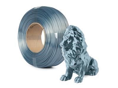 SPECTRUM Tisková struna (filament) ReFill PLA SILK 1.75mm STERLING SILVER 1kg0 