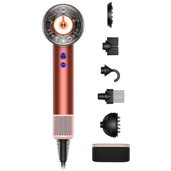 Dyson Supersonic Nural HD16 fén na vlasy,  1600 W,  4 teploty,  3 rychlosti,  Strawberry Bronze/ Blush Pink0 