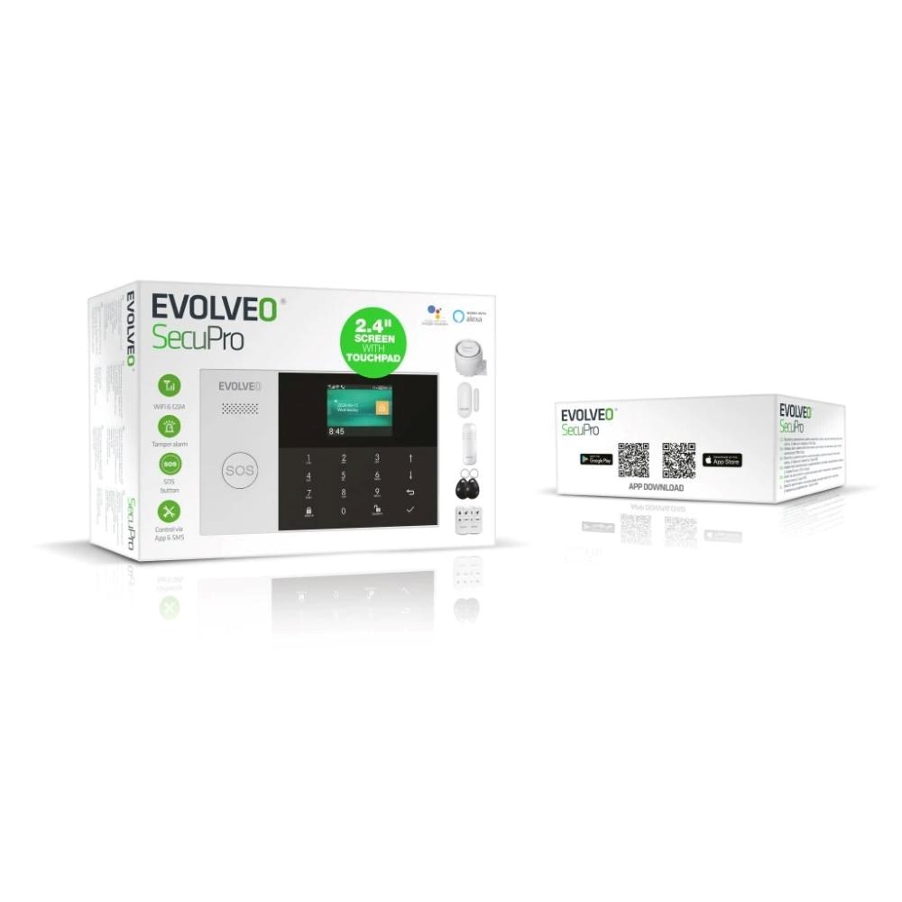 EVOLVEO SecuPro,  chytrý bezdrátový GSM&Wi-Fi zabezpečovací systém8 