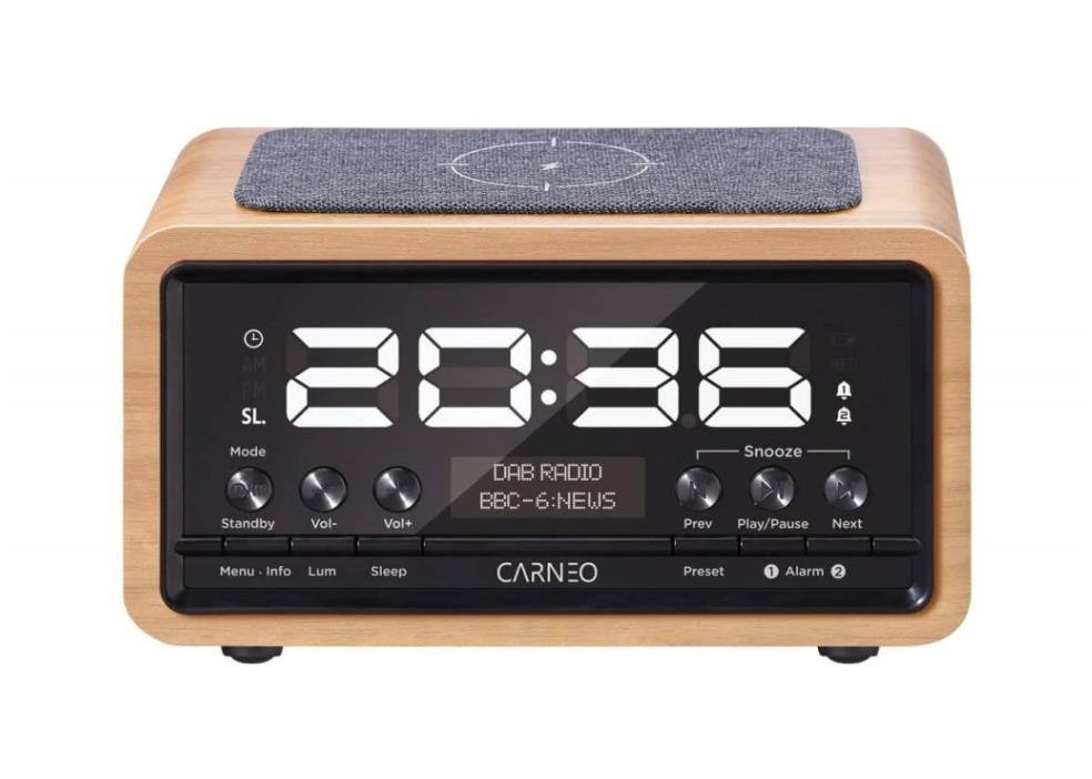 CARNEO W20D rádio DAB,  FM rádio,  wireless charging2 