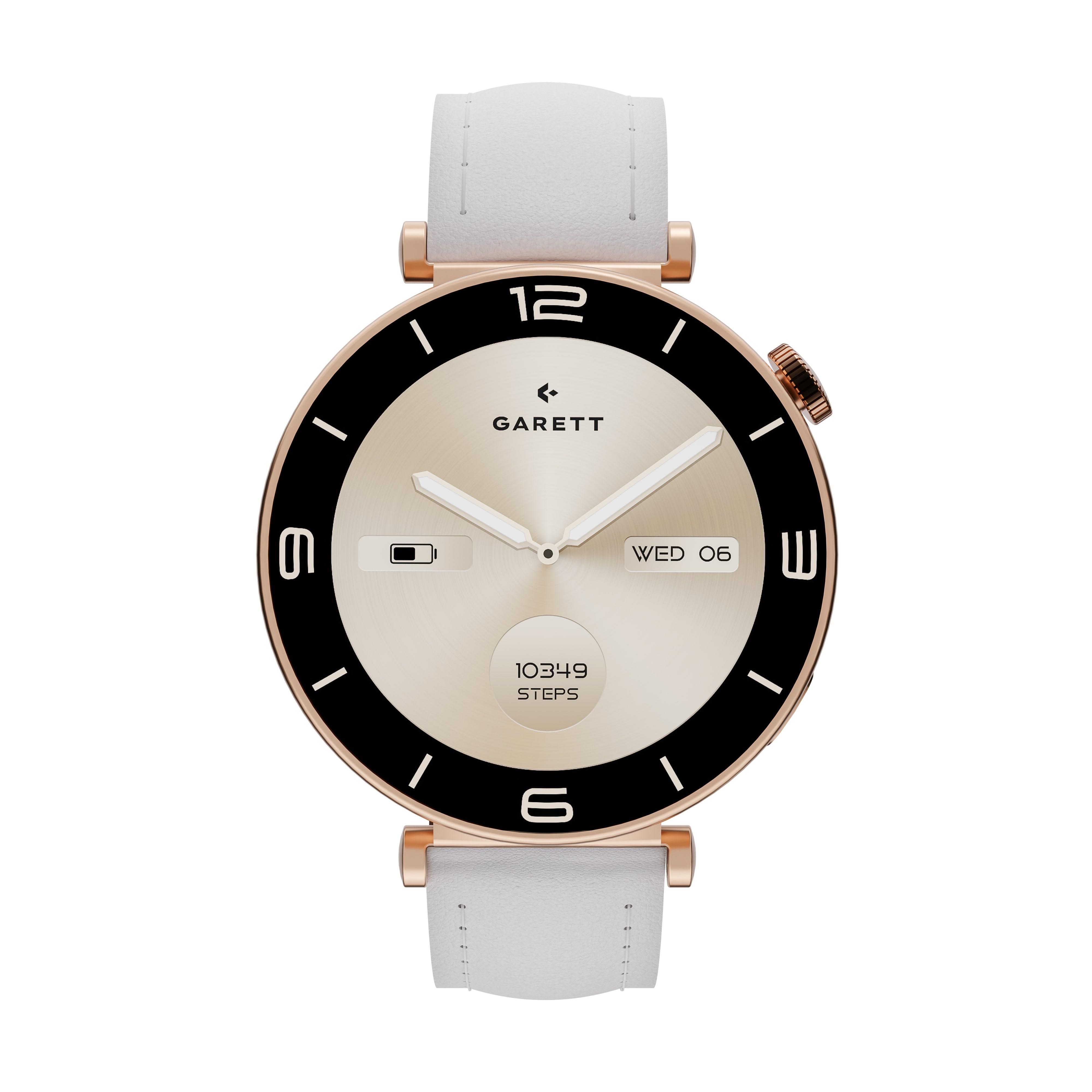Garett Smartwatch ROSE zlatá,  Mesh steel11 