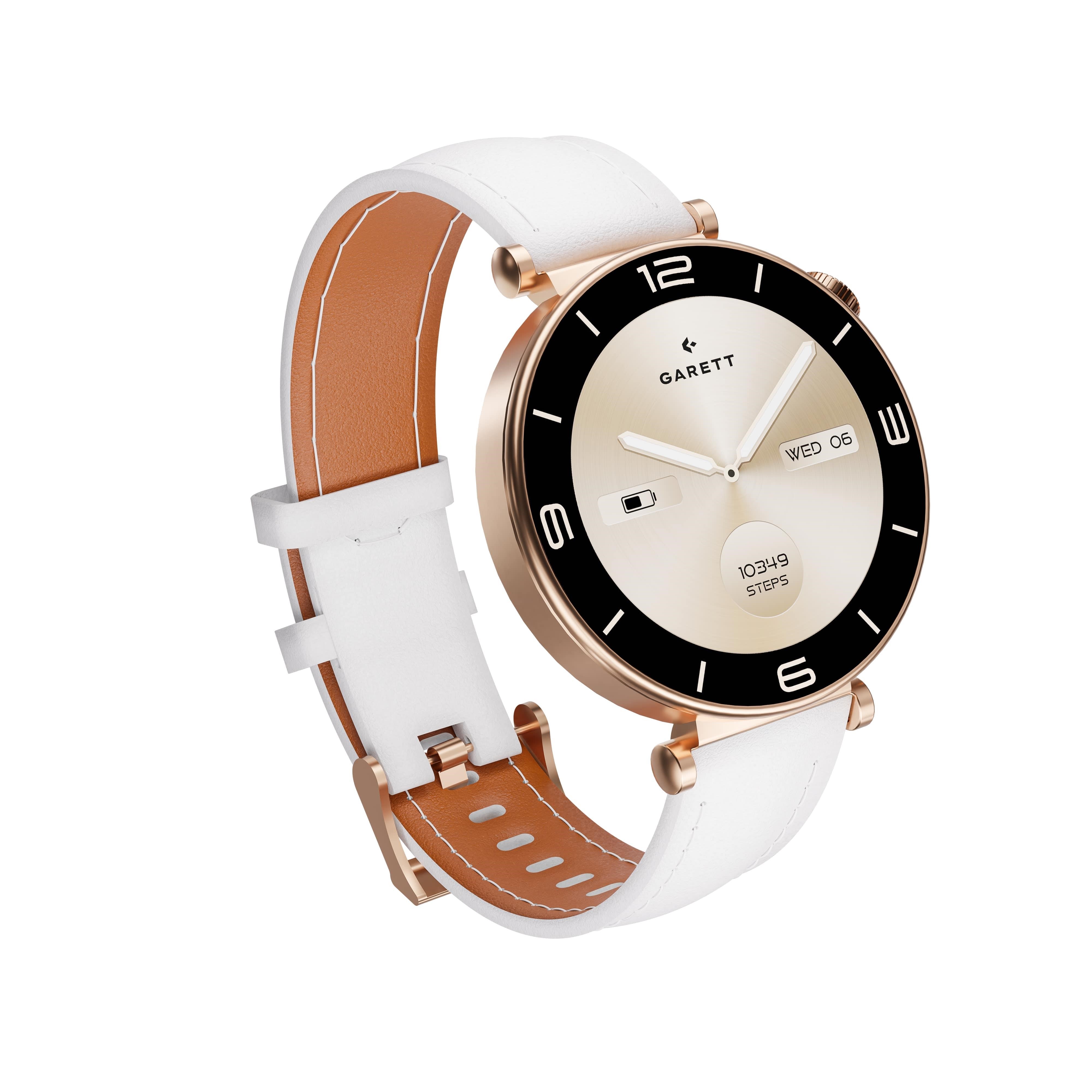 Garett Smartwatch ROSE zlatá,  Mesh steel8 