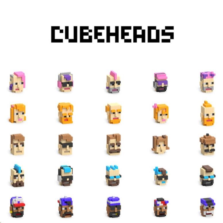 Pixio Voxart - Cubeheads - Dudes,  Smart Pixel1 