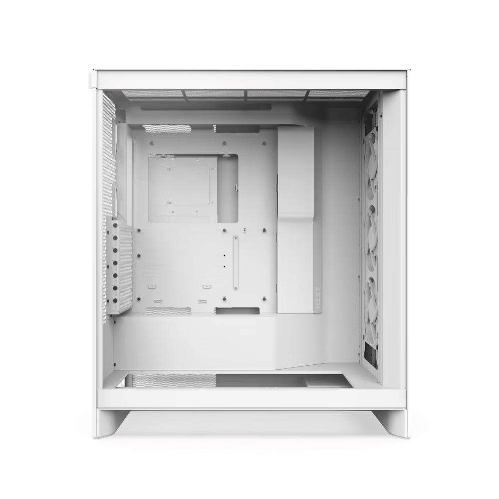 NZXT skříň H7 Flow RGB edition /  ATX /  3x 140 mm fan /  USB-C /  2x USB /  prosklená bočnice /  mesh panel /  RGB /  bílá1 