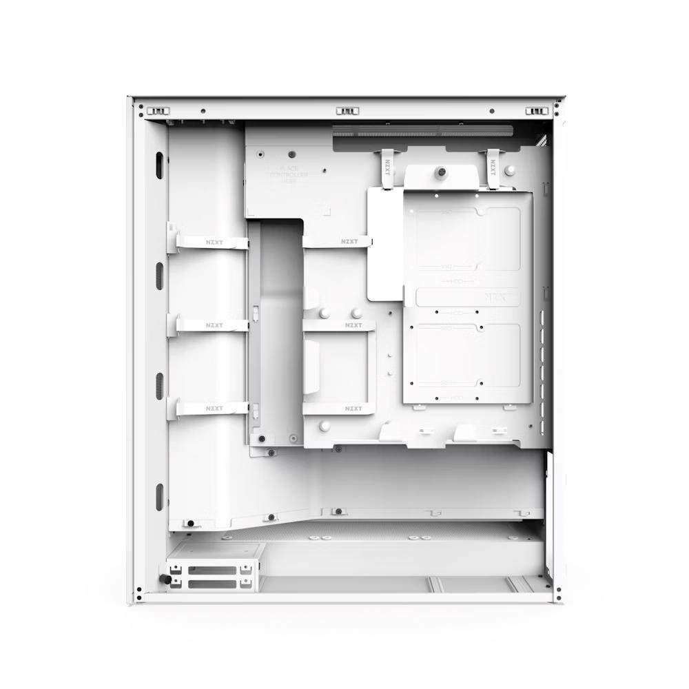 NZXT skříň H7 Flow RGB edition /  ATX /  3x 140 mm fan /  USB-C /  2x USB /  prosklená bočnice /  mesh panel /  RGB /  bílá4 