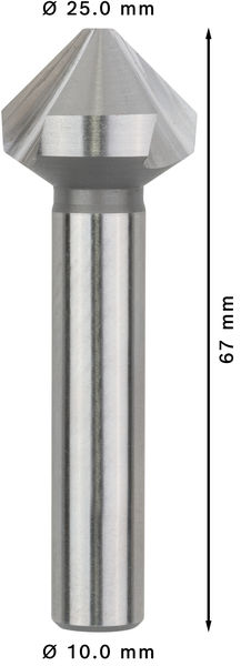 Bosch záhlubník PRO Soft Metal HSS, 25 × 67 mm, M121 