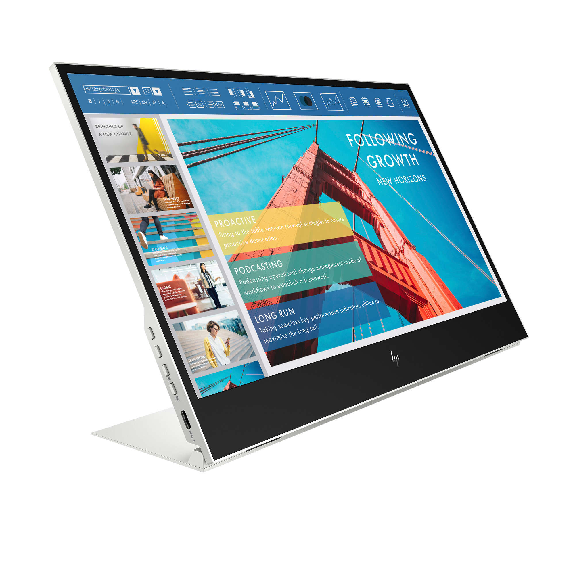 BAZAR - HP LCD EliteDisplay E14 G4 přenosný 2x USB-C monitor 14
