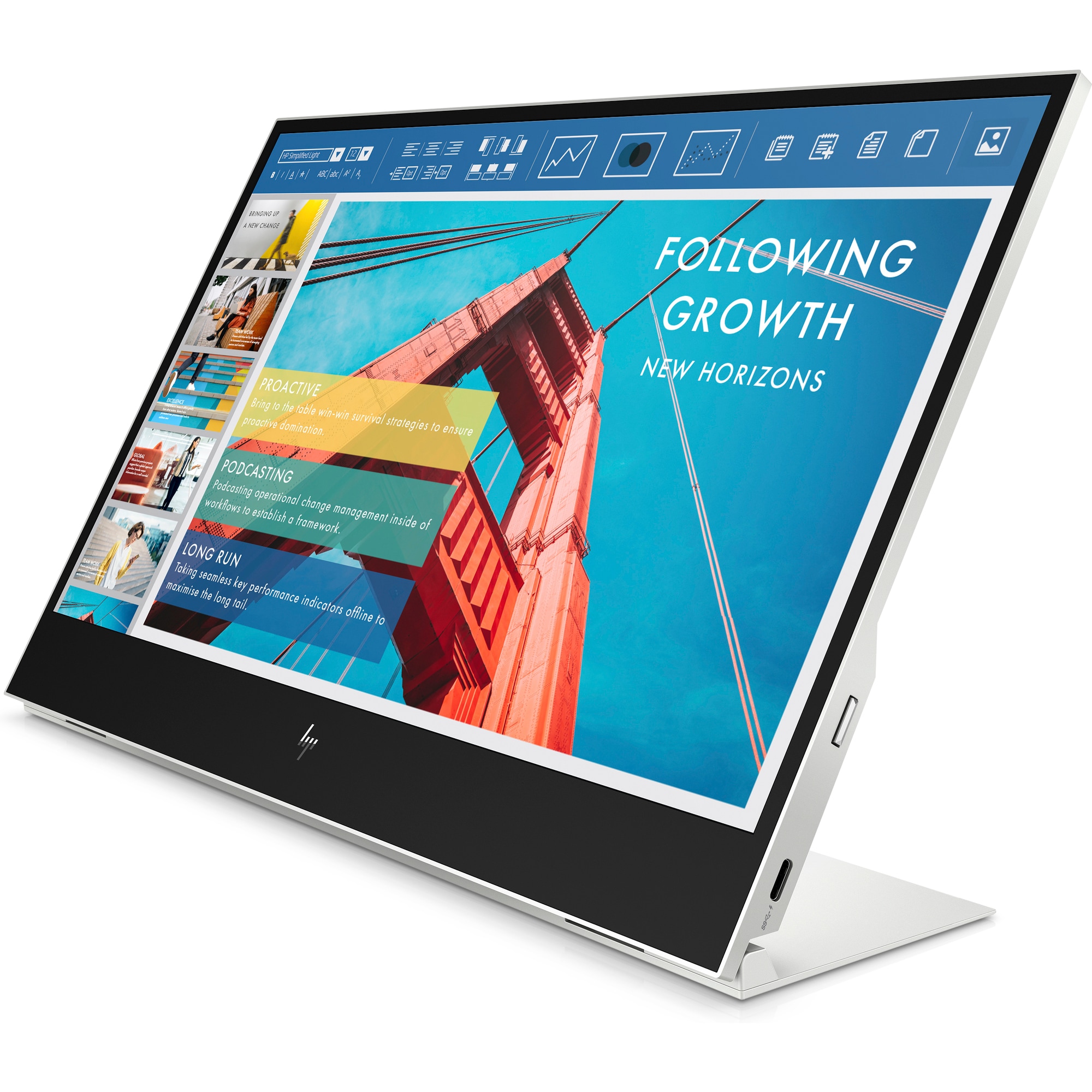 BAZAR - HP LCD EliteDisplay E14 G4 přenosný 2x USB-C monitor 14