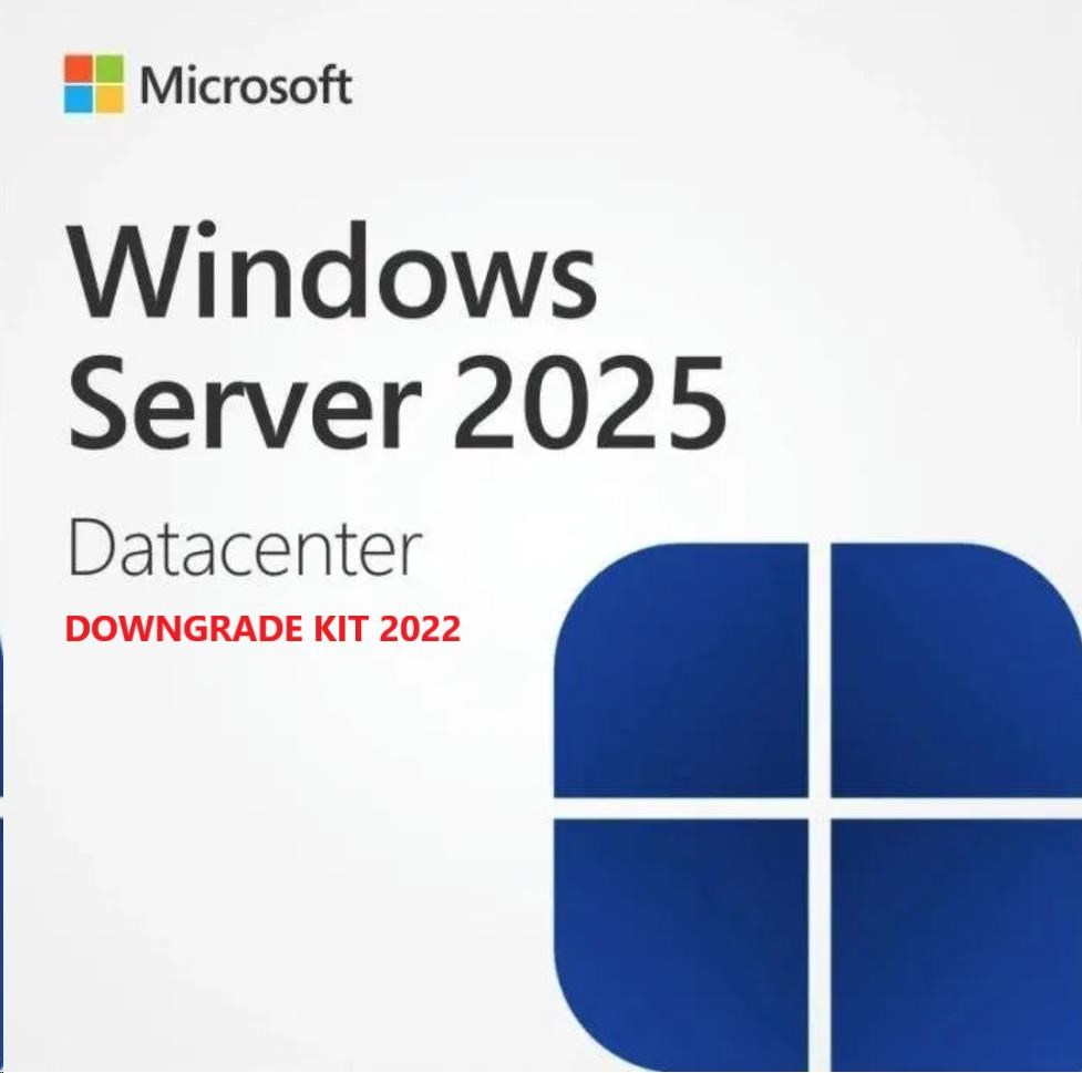 DELL_CAL Microsoft_Windows Server 2025 DatacenterNo Media WS2022 DC Downgrade w DVD MediaMulti Lang Customer Kit0 