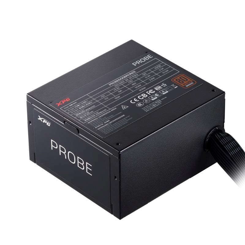 ADATA XPG zdroj PROBE 600W,  80+ BRONZE,  120mm,  ATX6 