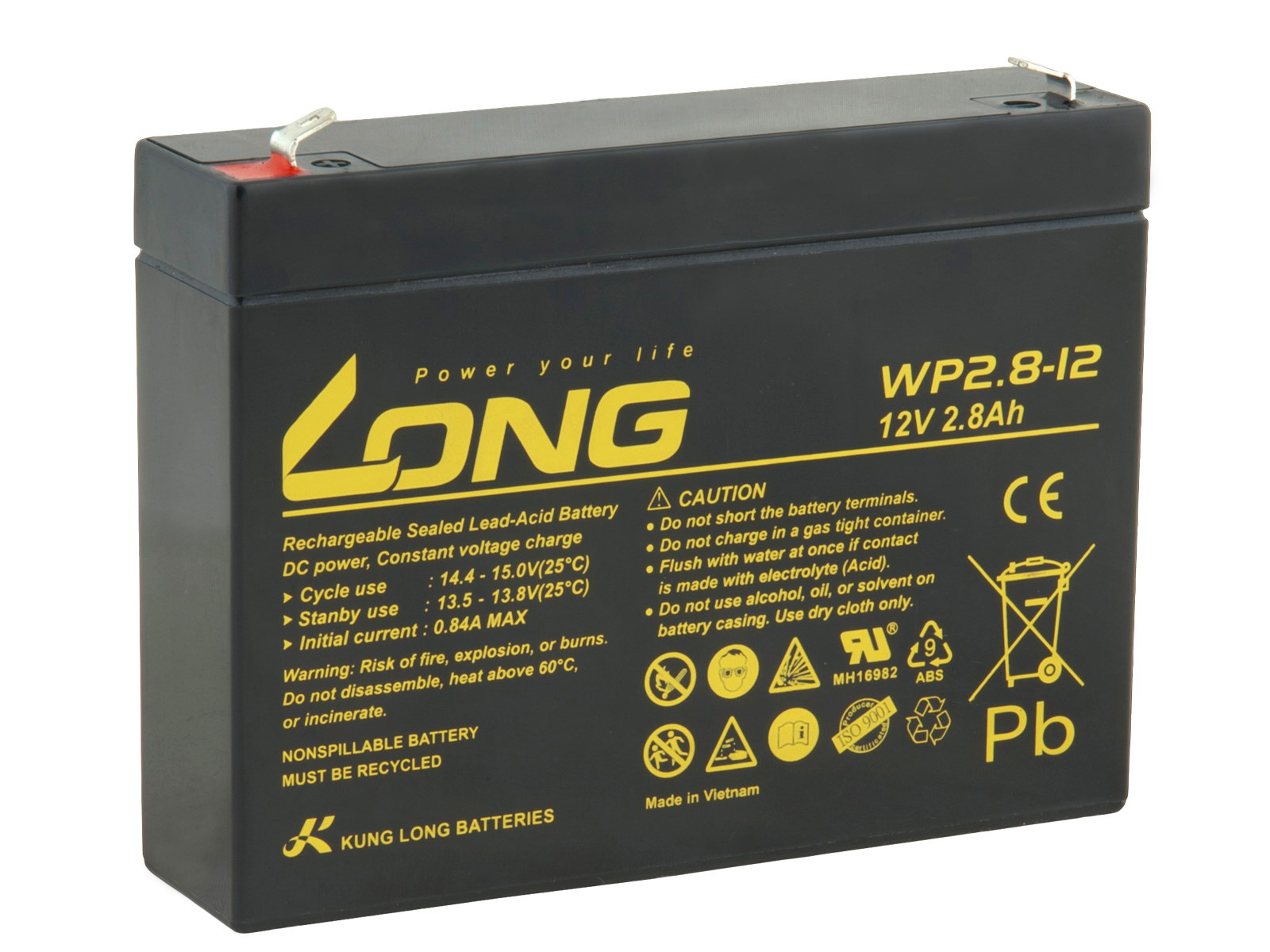 AVACOM Long 1LONG baterie 12V 2, 8Ah F1 (WP2.8-12)0 