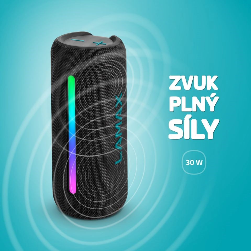 LAMAX LightNote1 - přenosný reproduktor1 