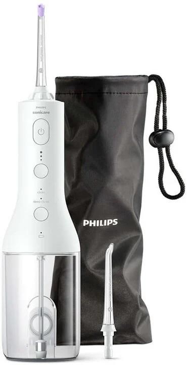 BAZAR - Philips Sonicare HX3826/ 31 ústní sprcha,  3 stupně intenzity,  cestovní,  250 ml,  bílá - opraveno,  pouze 1 tryska0 